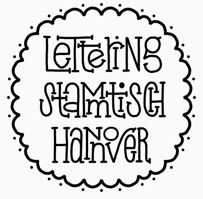 Lettering für den Lettering Stammtisch Hannover